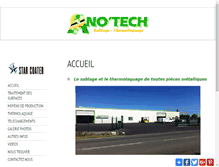 Tablet Screenshot of anotech-thermolaquage.fr